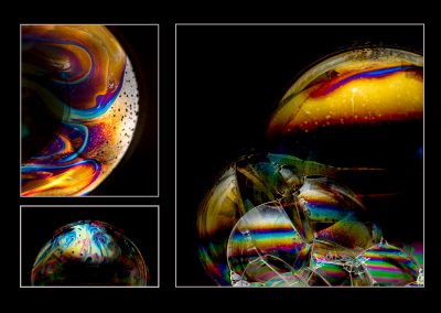 The universe in a soap bubble
